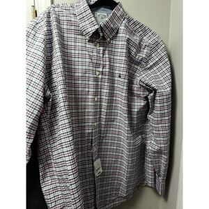 Brooks Brothers Shirt Mens Pink Plaid Regent Fit  Dress  Supima Cotton NWT XL